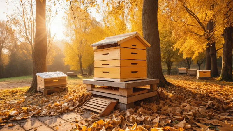 Preparing A Bee Hive For Winter